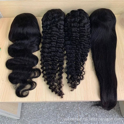13*4 Lace Glueless Swiss Lace Frontal Wigs Raw Indian Human Hair Virgin Cuticle Aligned Body Wave Lace Front Wig